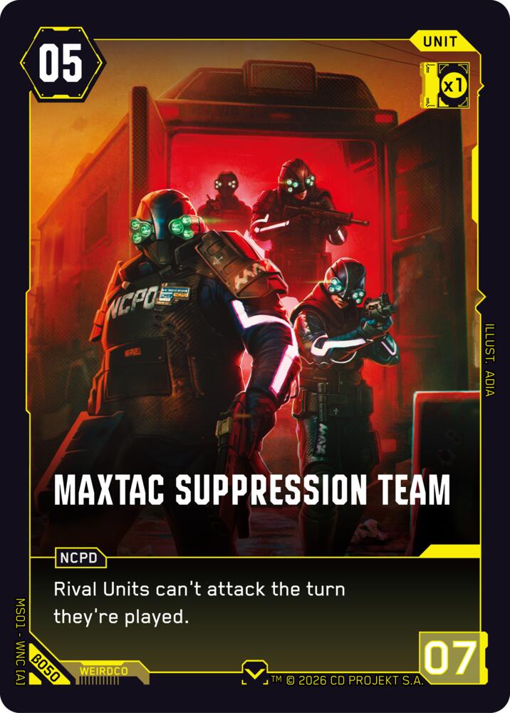 MaxTac Suppression Team (B050)