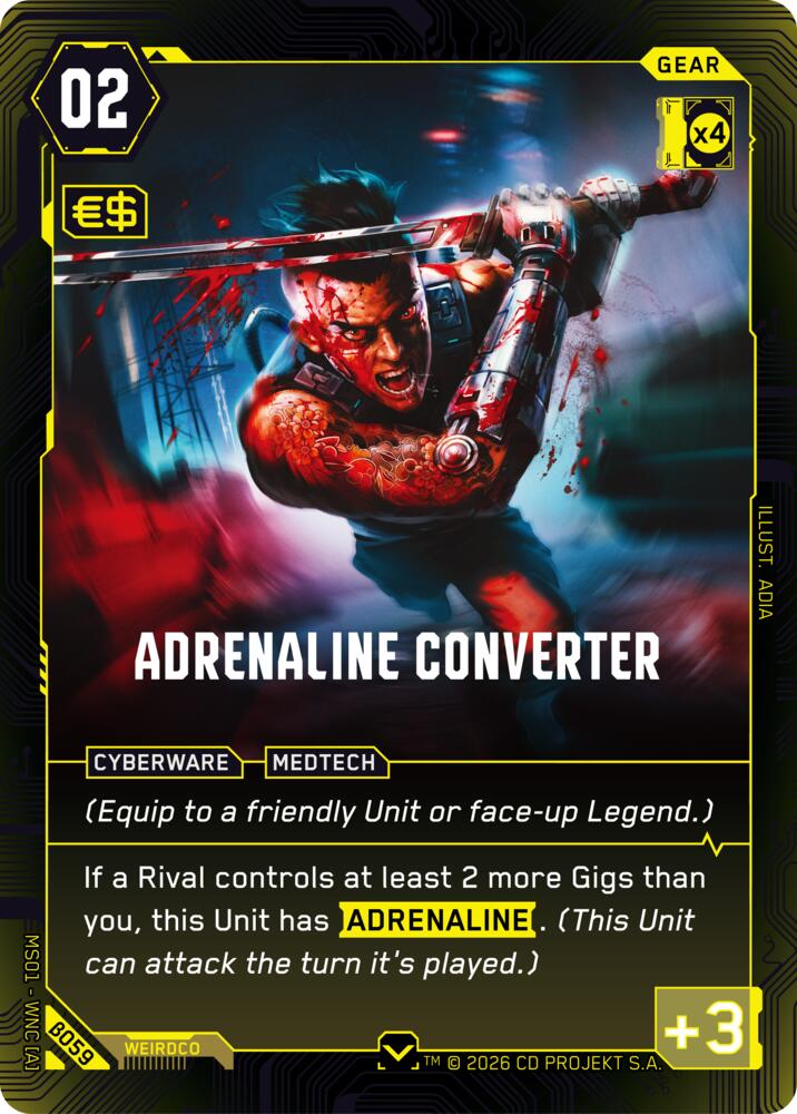 Adrenaline Converter (B059)