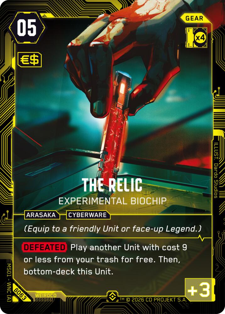 The Relic - Experimental Biochip (Epic) (B063)