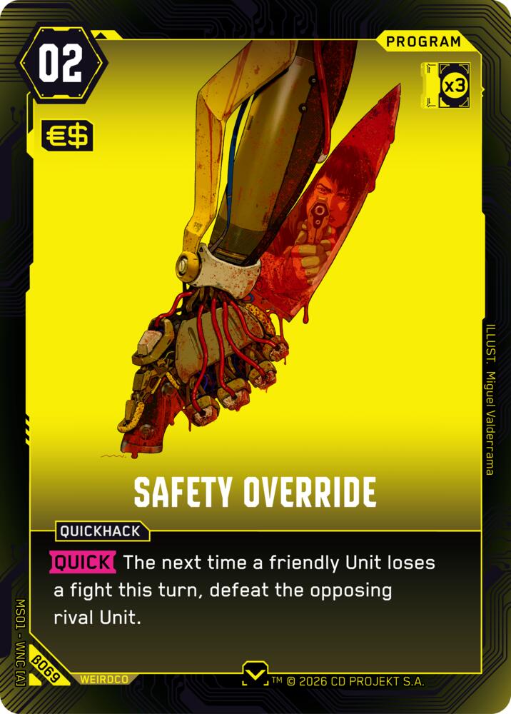 Safety Override (B069)