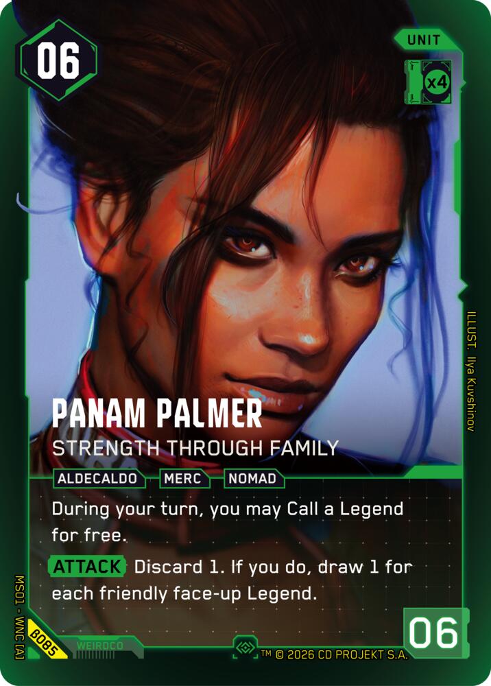 Panam Palmer - Strength Through Family (Secret) (B085)