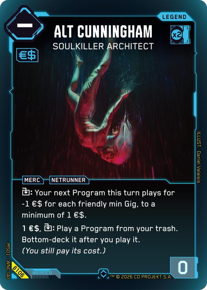 Alt Cunningham - Soulkiller Architect (Rare) (B106)