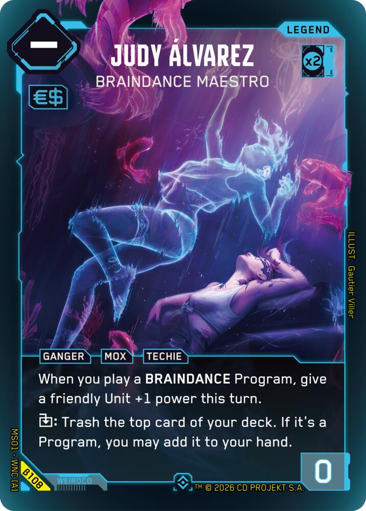 Judy Alvarez - Braindance Maestro (Epic) (B108)