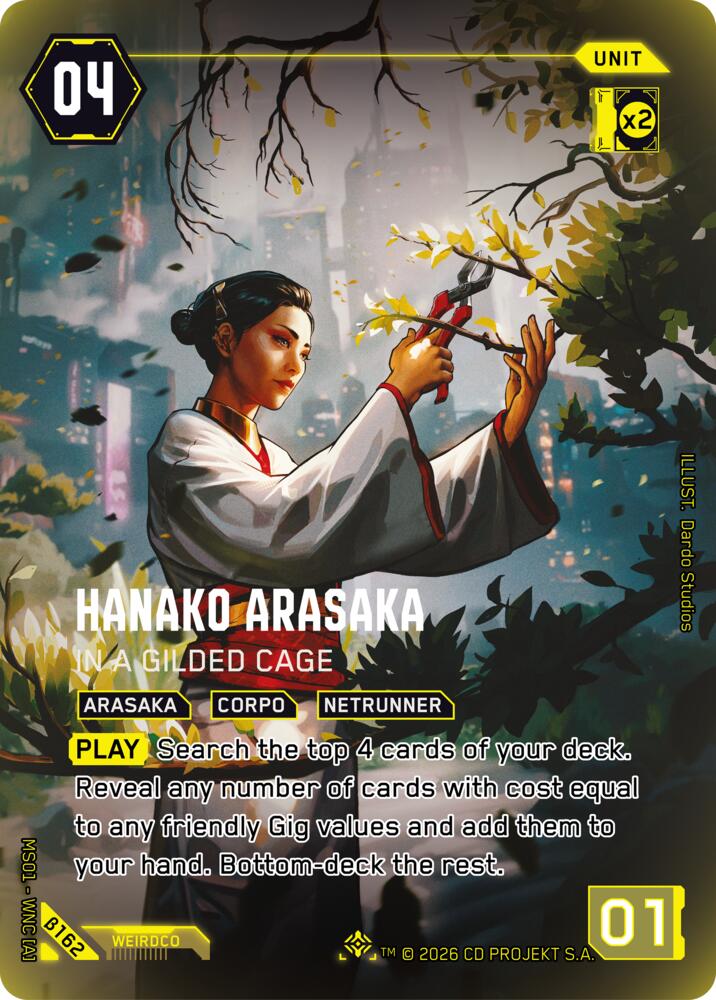 Hanako Arasaka - In a Gilded Cage (IO) (B162)