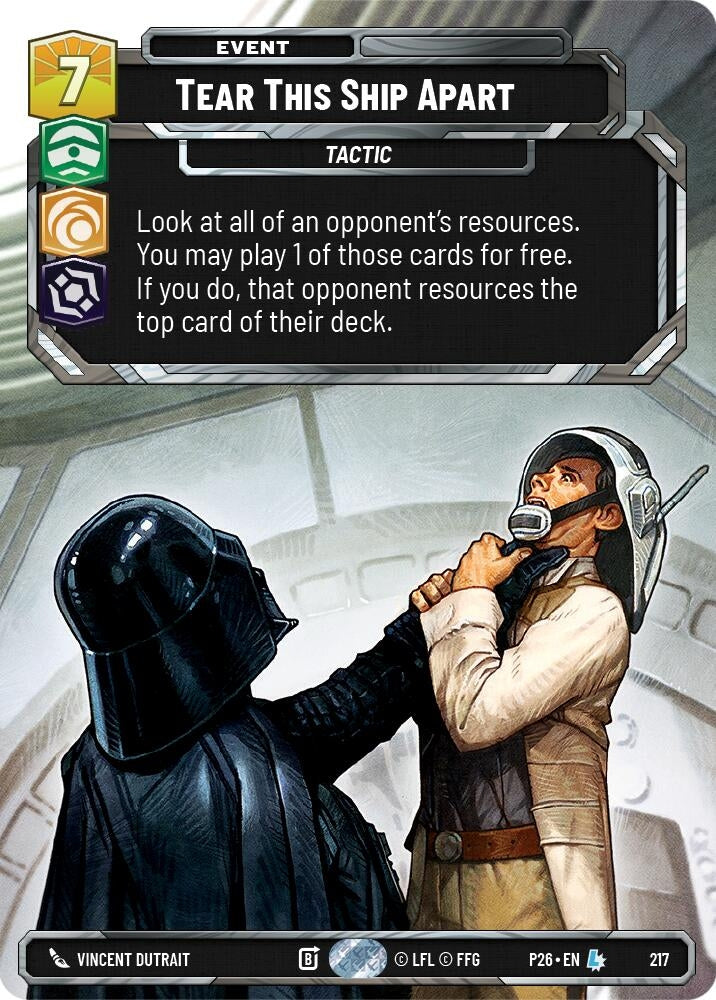 Tear This Ship Apart (Foil) (217) (P26)