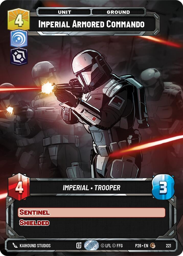 Imperial Armored Commando (Foil) (221) (P26)