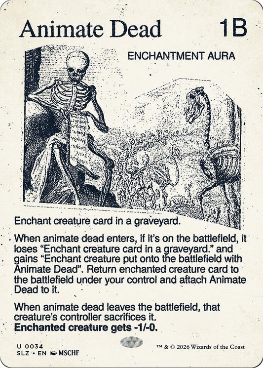 Image for Animate Dead (0034) (34) (SLZ) - Magic: The Gathering