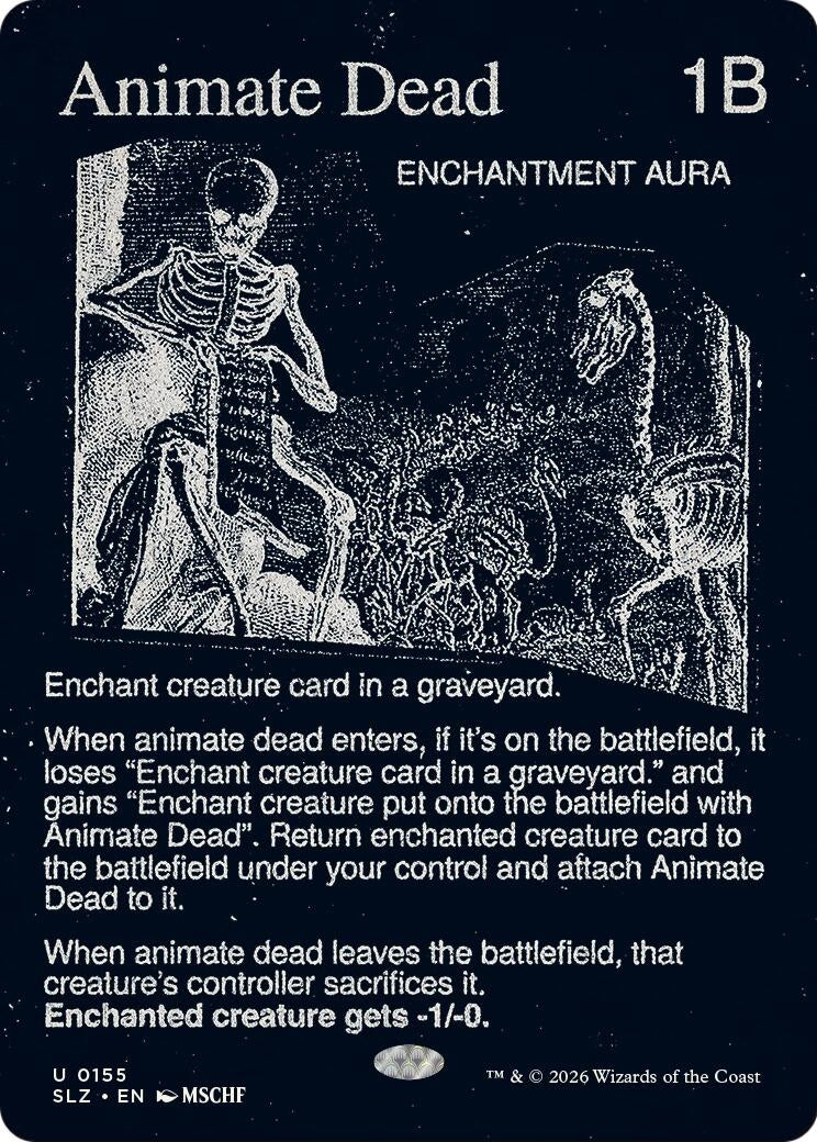 Image for Animate Dead (0155) (155) (SLZ) - Magic: The Gathering
