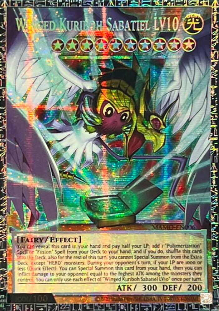 Winged Kuriboh Sabatiel LV10 (GMR) (MAMO-EN006) (MAMO)