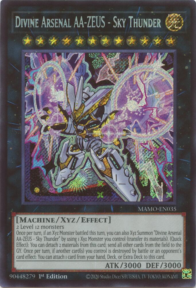 Divine Arsenal AA-ZEUS - Sky Thunder (Secret Rare) (MAMO-EN035) (MAMO)