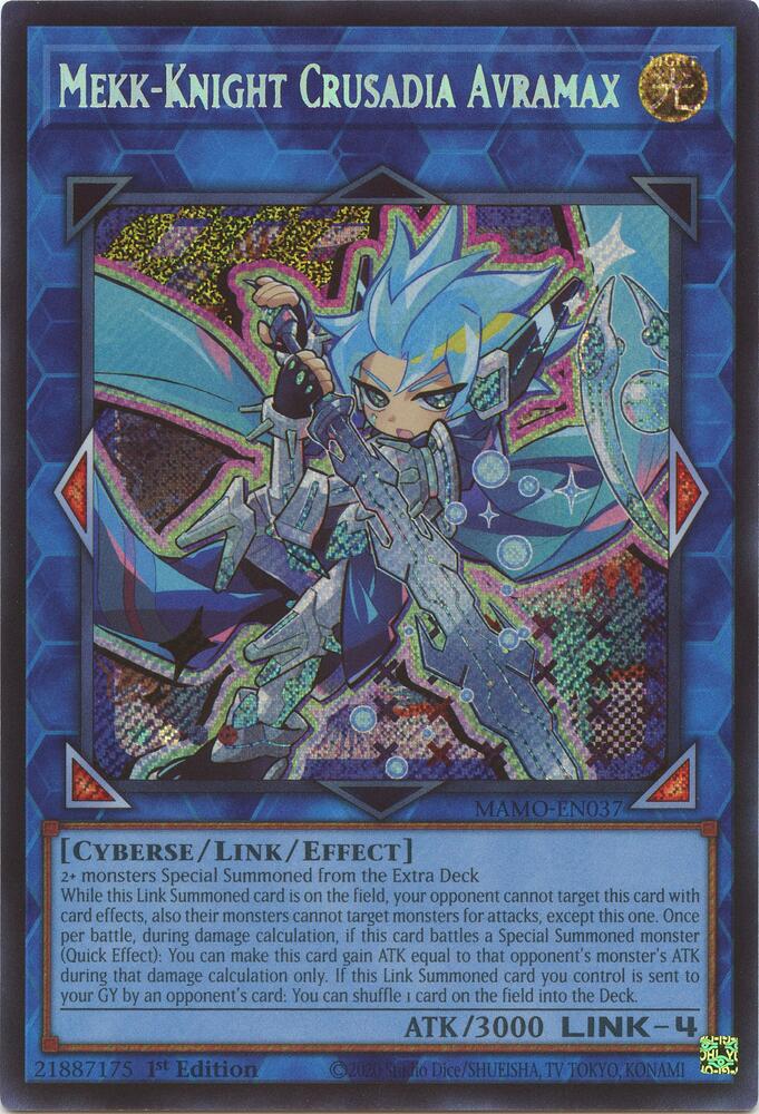 Mekk-Knight Crusadia Avramax (Secret Rare) (MAMO-EN037) (MAMO)