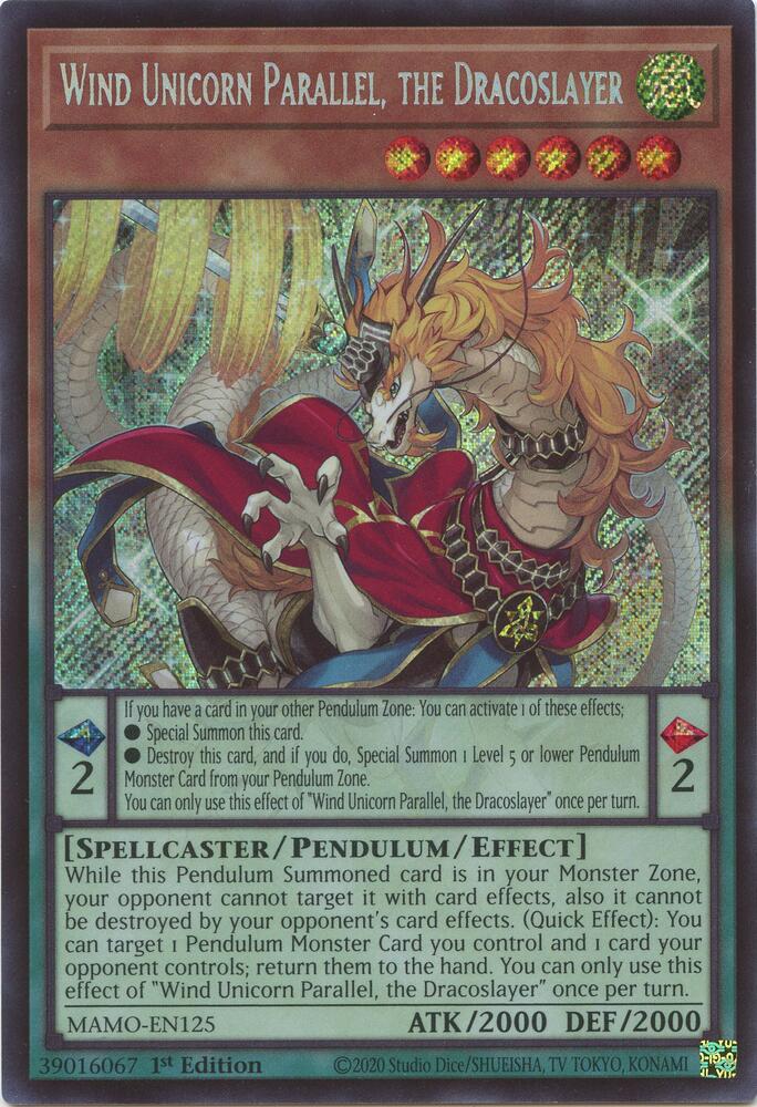 Wind Unicorn Parallel, the Dracoslayer (MAMO-EN125) (MAMO)
