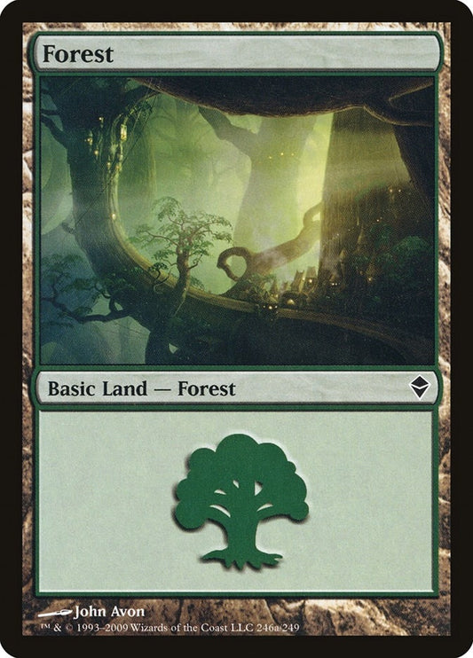 Image for Forest (246a) (246a) (ZEN) - Magic: The Gathering