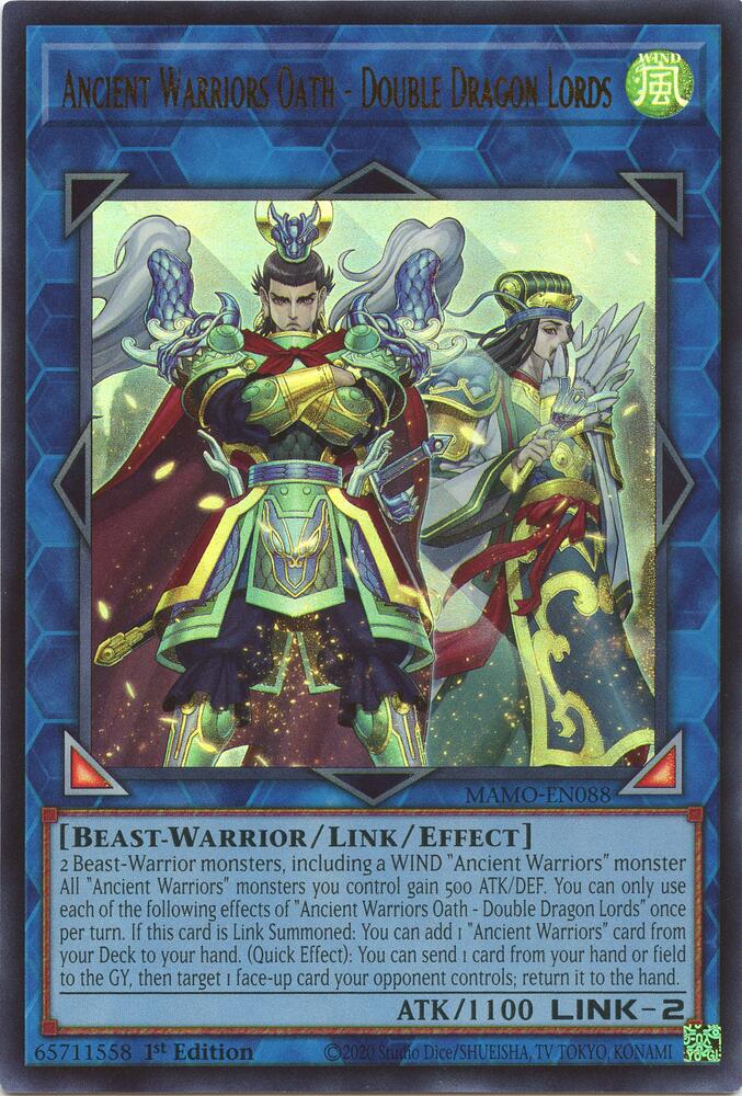 Ancient Warriors Oath - Double Dragon Lords (MAMO-EN088) (MAMO)