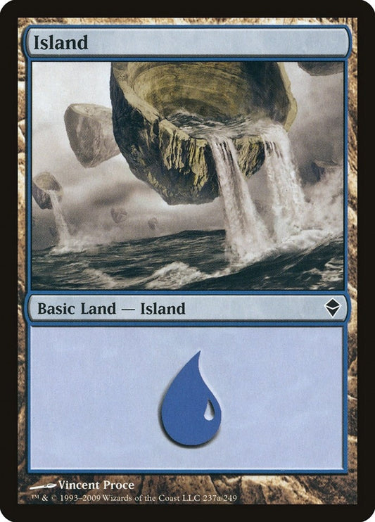 Image for Island (237a) (237a) (ZEN) - Magic: The Gathering