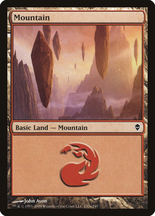 Image for Mountain (242a) (242a) (ZEN) - Magic: The Gathering