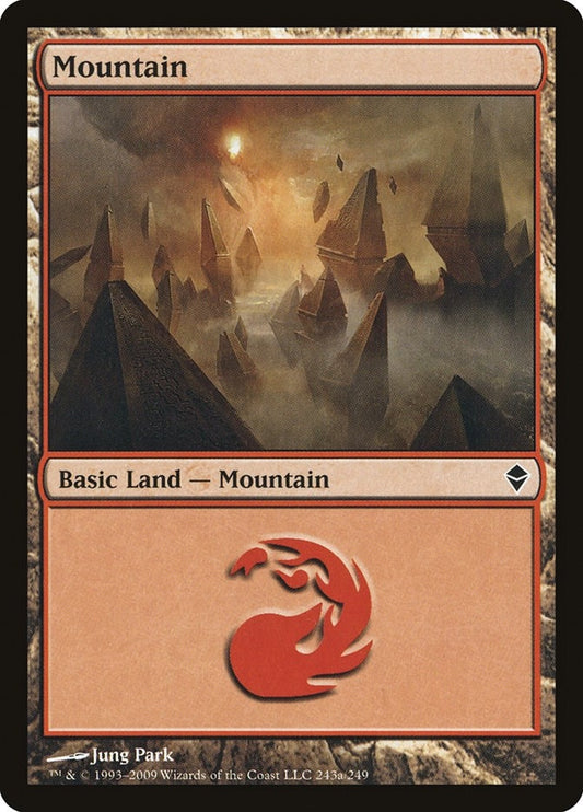 Image for Mountain (243a) (243a) (ZEN) - Magic: The Gathering
