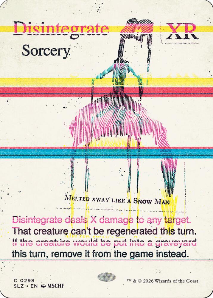 Disintegrate (0298) (298) (SLZ)