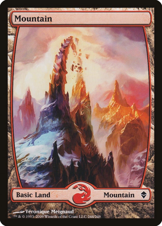 Image for Mountain (244) - Full Art (244) (ZEN) - Magic: The Gathering