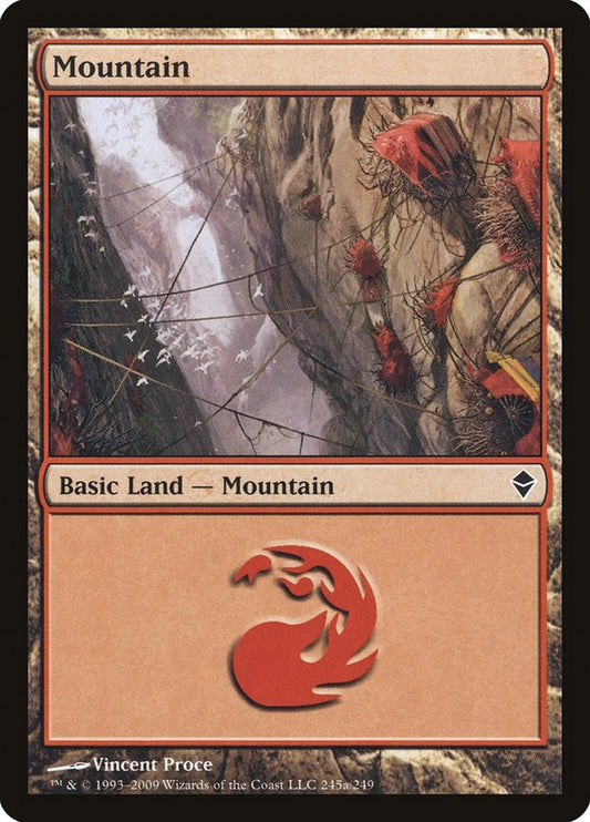 Image for Mountain (245a) (245a) (ZEN) - Magic: The Gathering