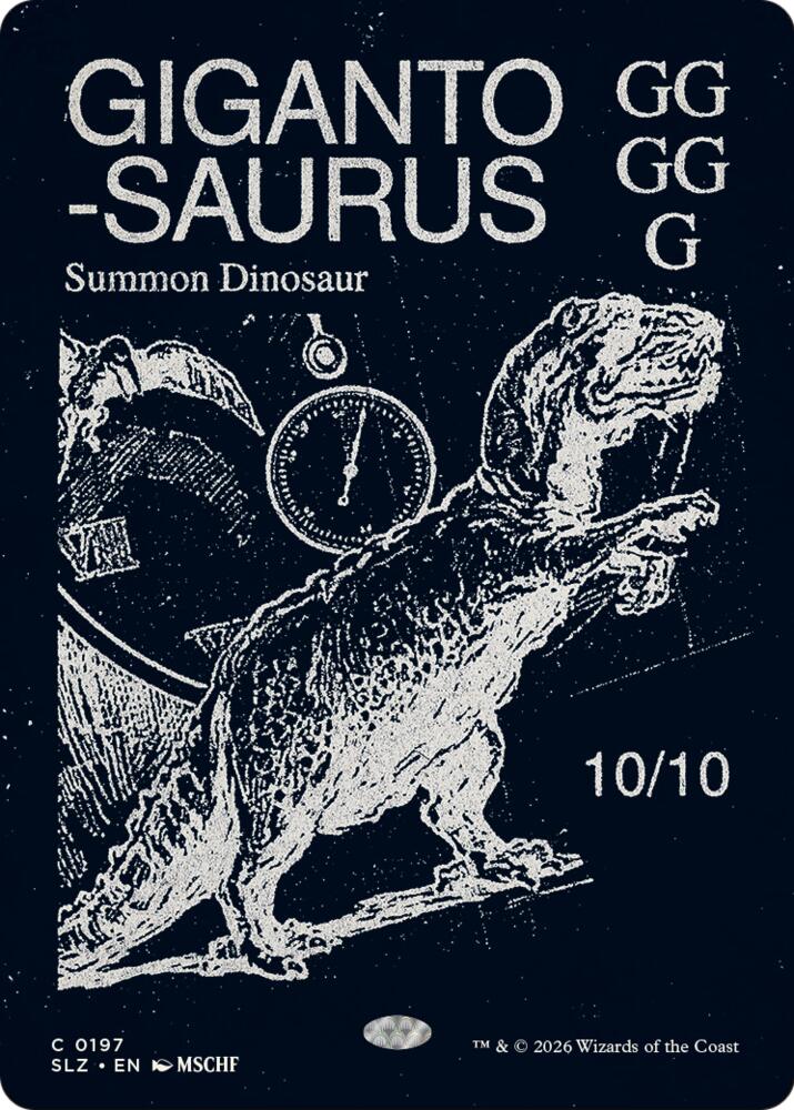 Gigantosaurus (0197) (197) (SLZ)