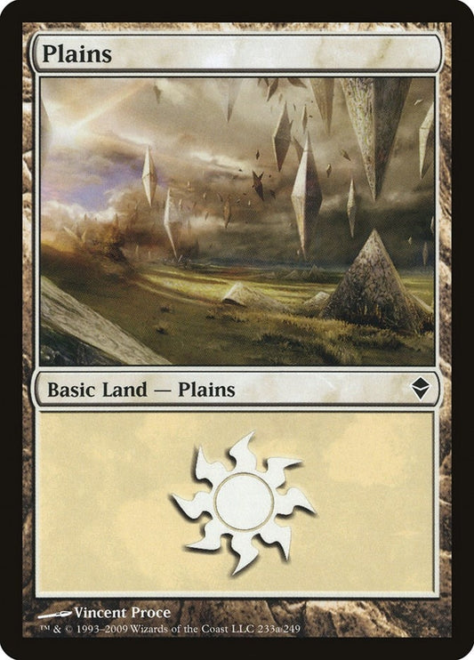 Image for Plains (233a) (233a) (ZEN) - Magic: The Gathering