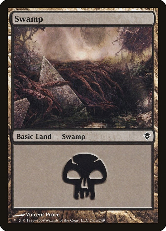 Image for Swamp (241a) (241a) (ZEN) - Magic: The Gathering