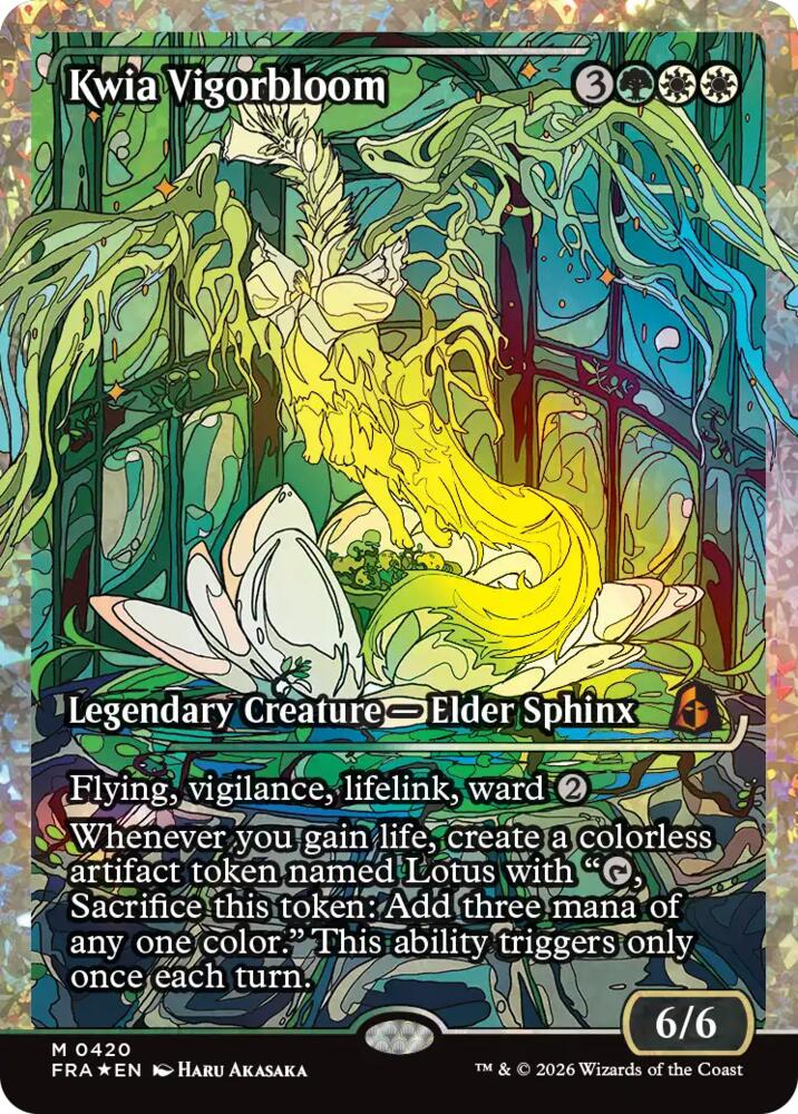 Kwia Vigorbloom (Showcase) (Fracture Foil) (0420) (420) (FRA)