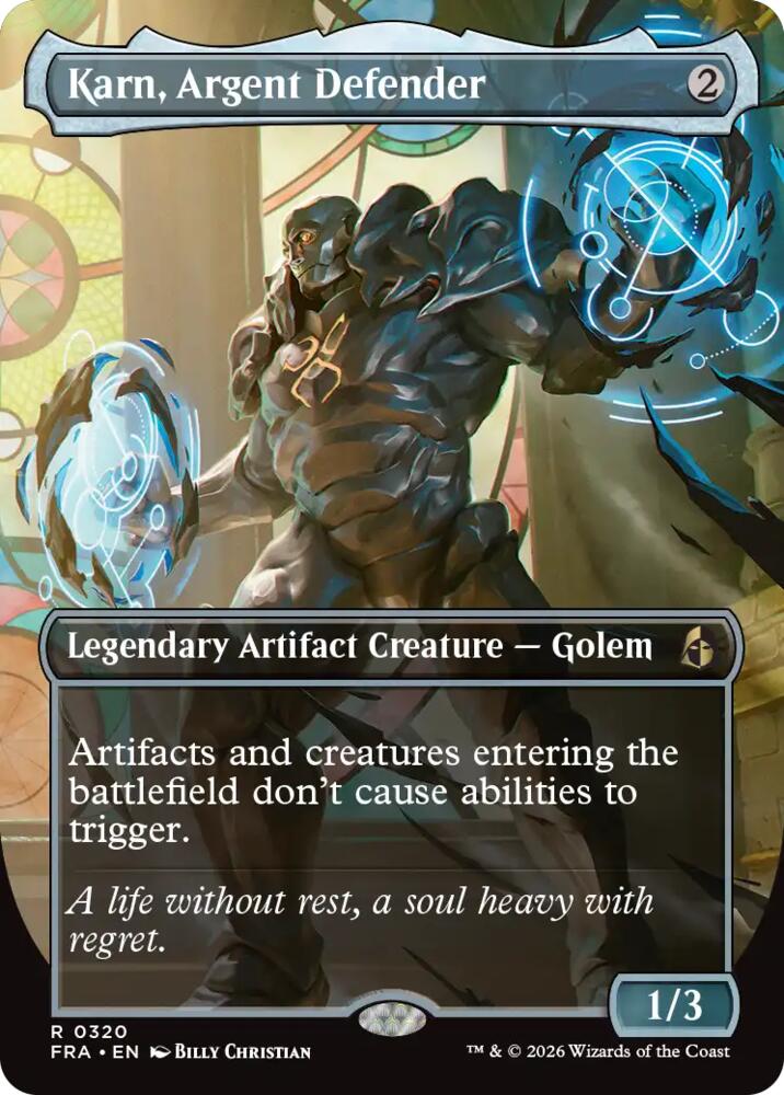 Karn, Argent Defender (Borderless) (320) (FRA)