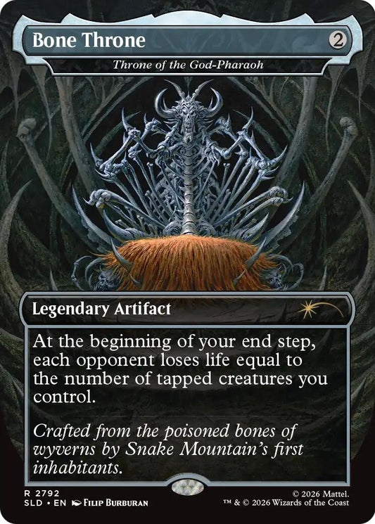 Image for Bone Throne - Throne of the God-Pharaoh (2792) (SLD) - Magic: The Gathering