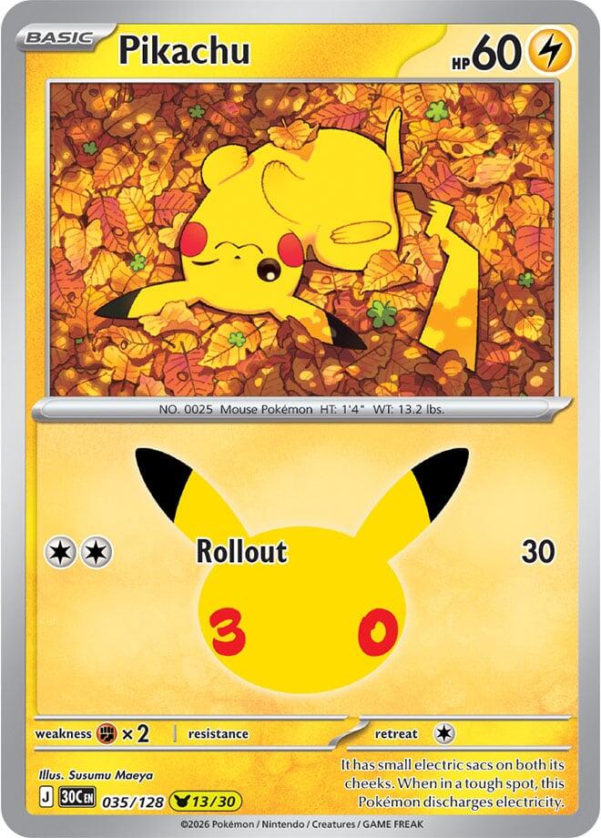 Pikachu - 035/128 (035/128) (30C)