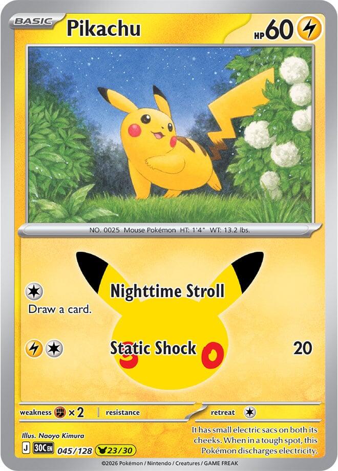 Pikachu - 045/128 (045/128) (30C)