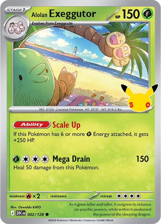 Alolan Exeggutor - 002/128 (002/128) (30C)
