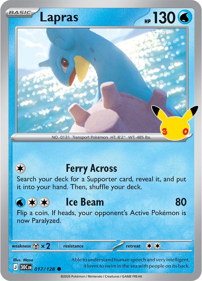 Lapras - 017/128 (017/128) (30C)