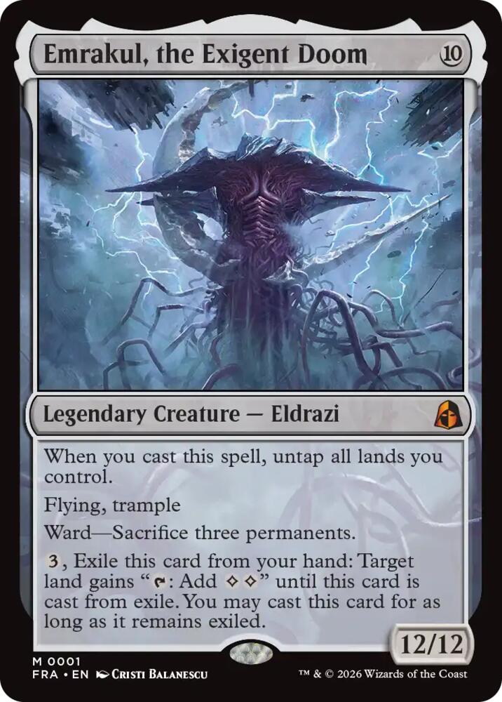 Emrakul, the Exigent Doom (1) (FRA)