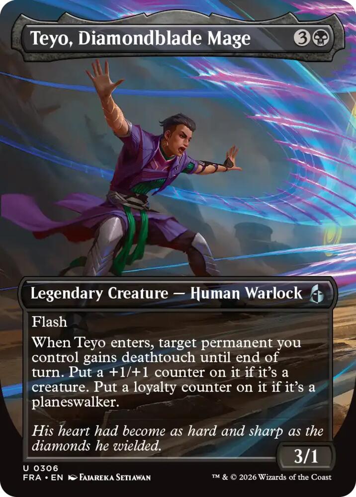 Teyo, Diamondblade Mage (Borderless) (306) (FRA)