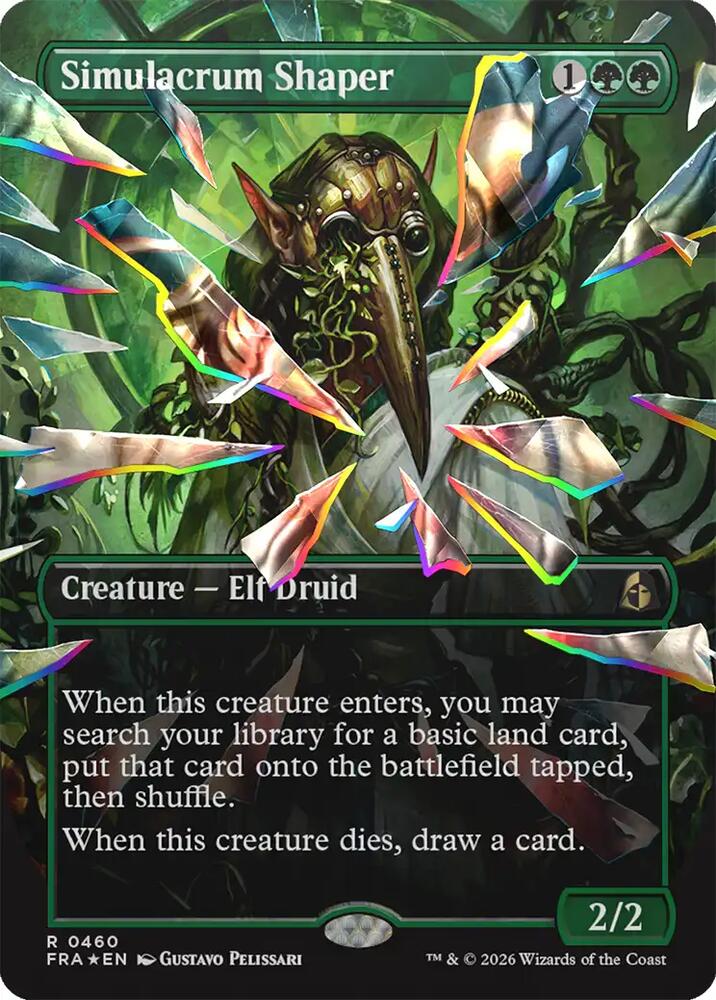 Simulacrum Shaper (Borderless) (Facet Foil) (460) (FRA)