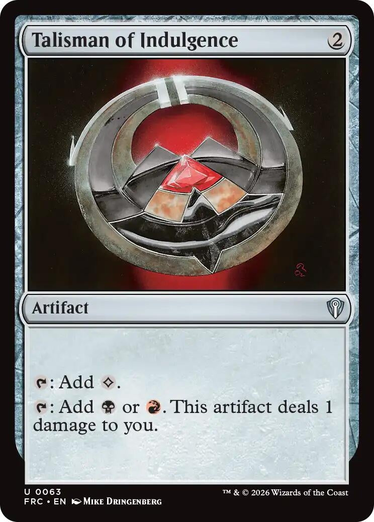Talisman of Indulgence (63) (FRC)