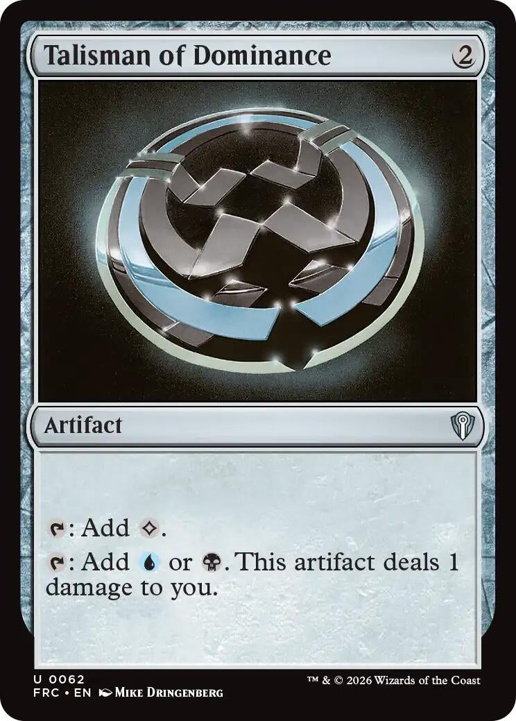 Talisman of Dominance (62) (FRC)