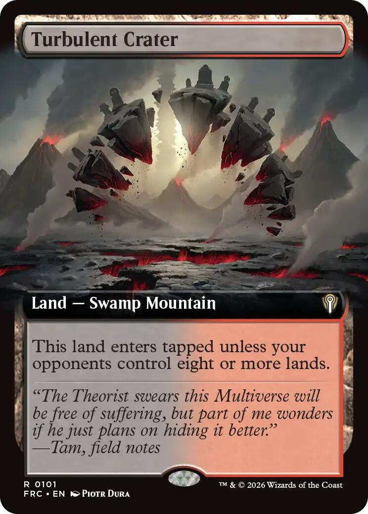 Turbulent Crater (Extended Art) (101) (FRC)