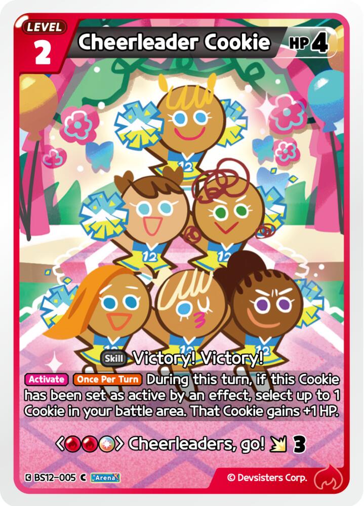 Cheerleader Cookie (BS12-005) (BS12)