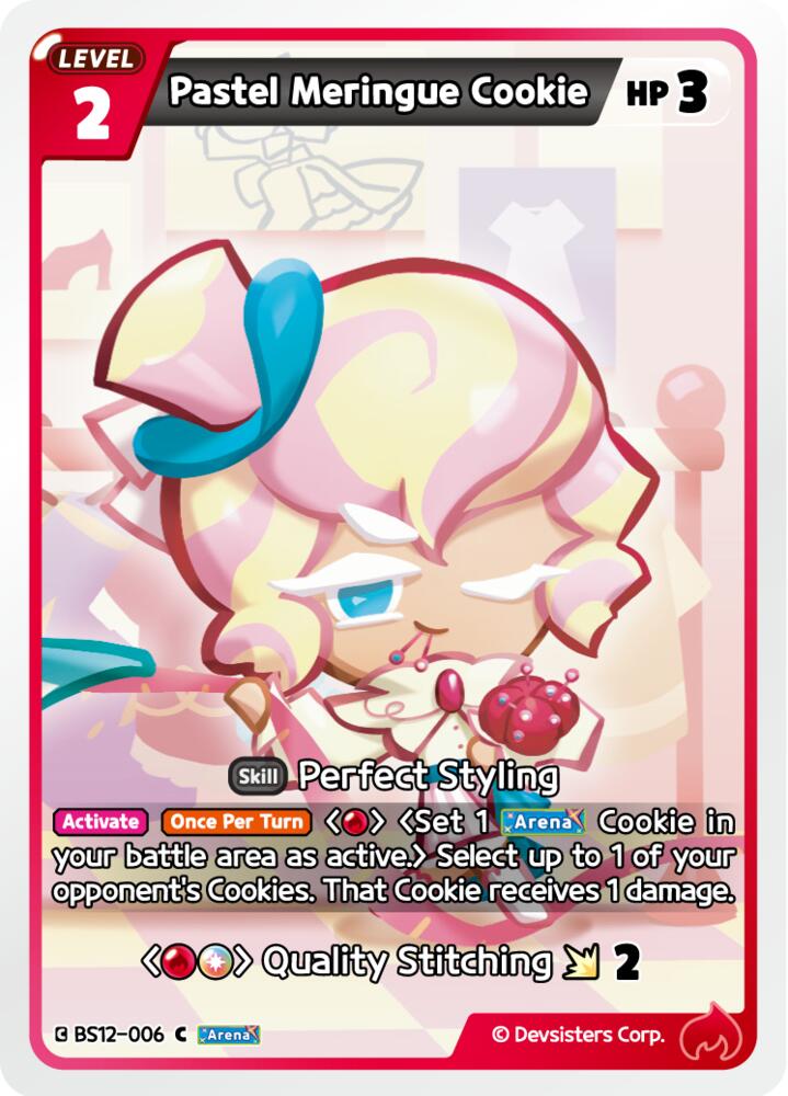 Pastel Meringue Cookie (BS12-006) (BS12)