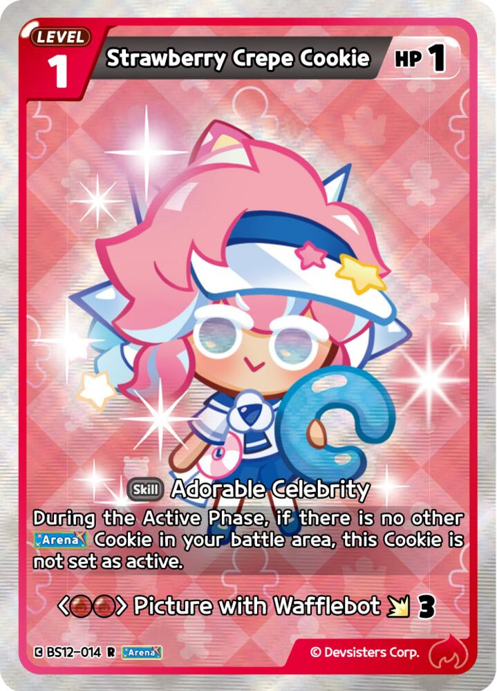 Strawberry Crepe Cookie (BS12-014) (BS12)