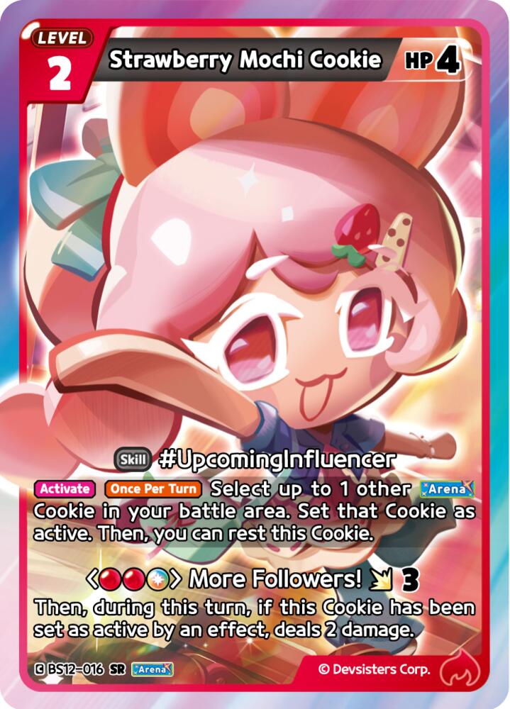 Strawberry Mochi Cookie (BS12-016) (BS12)