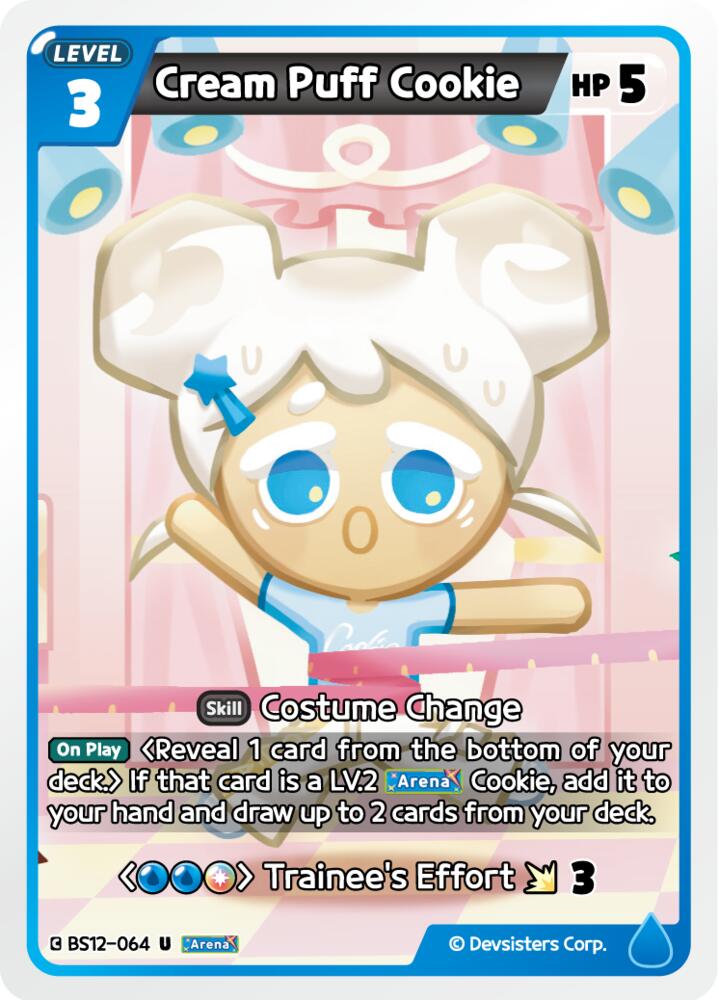 Cream Puff Cookie (BS12-064) (BS12)