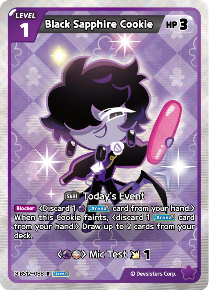 Black Sapphire Cookie (BS12-088) (BS12)