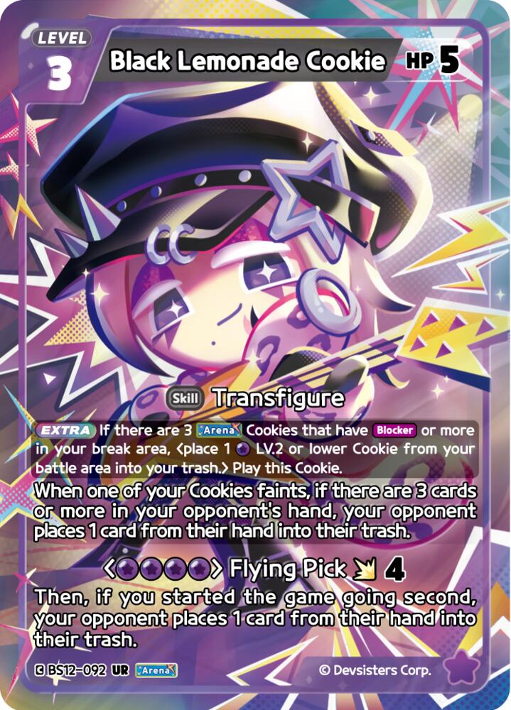Black Lemonade Cookie (BS12-092) (BS12)