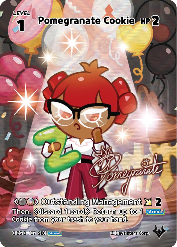 Pomegranate Cookie (SEC) (BS12-107) (BS12)