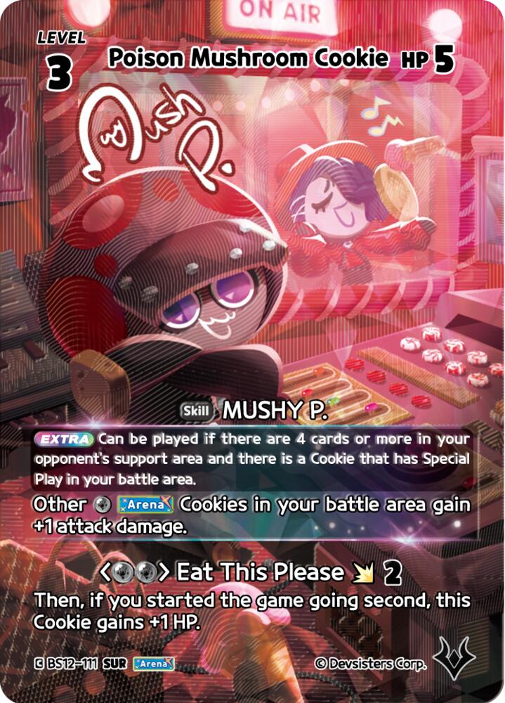 Poison Mushroom Cookie (SUR) (BS12-111) (BS12)