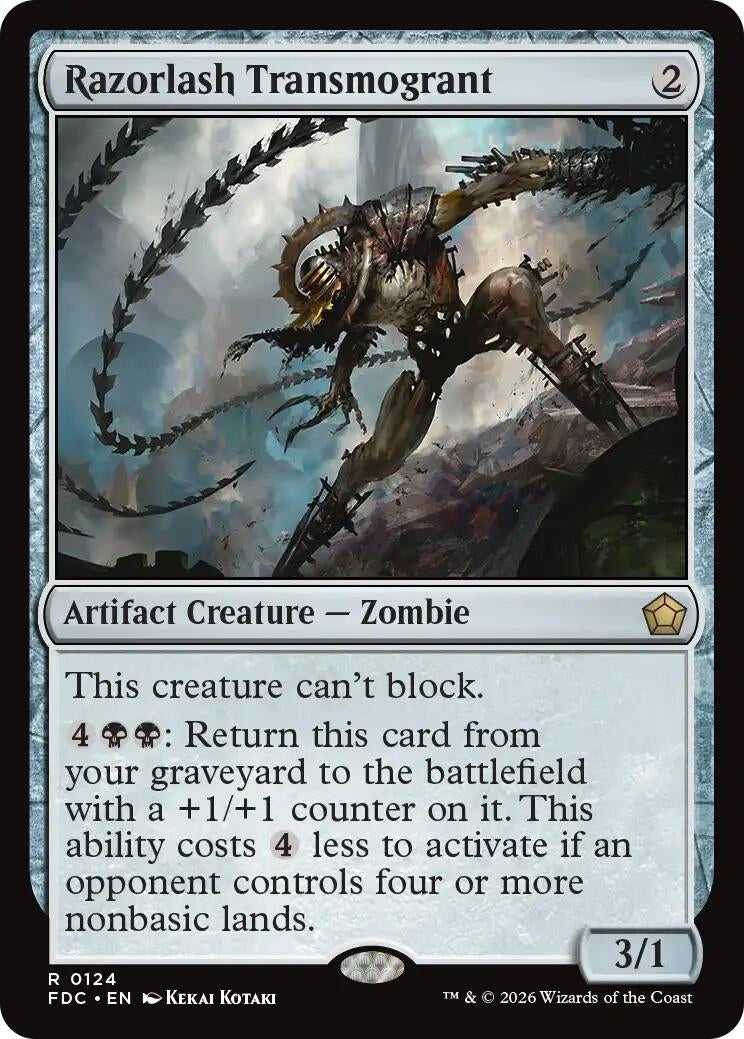 Razorlash Transmogrant (124) (FDC)